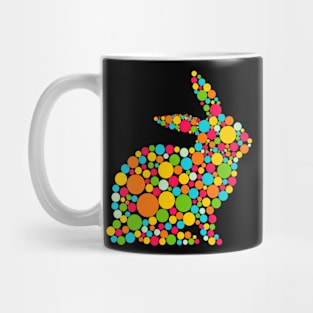 Dotted Winter Rabbit Mug